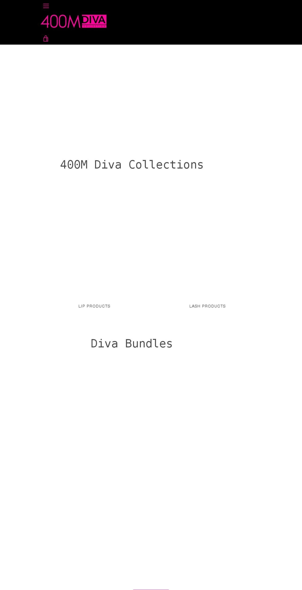 400mdiva.com shopify website screenshot