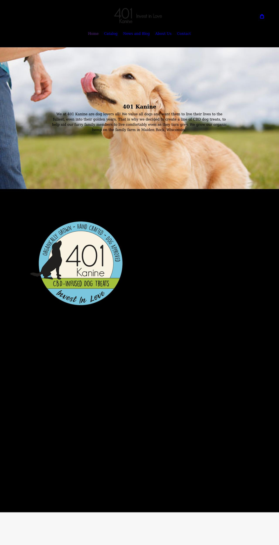 401kanine.com shopify website screenshot