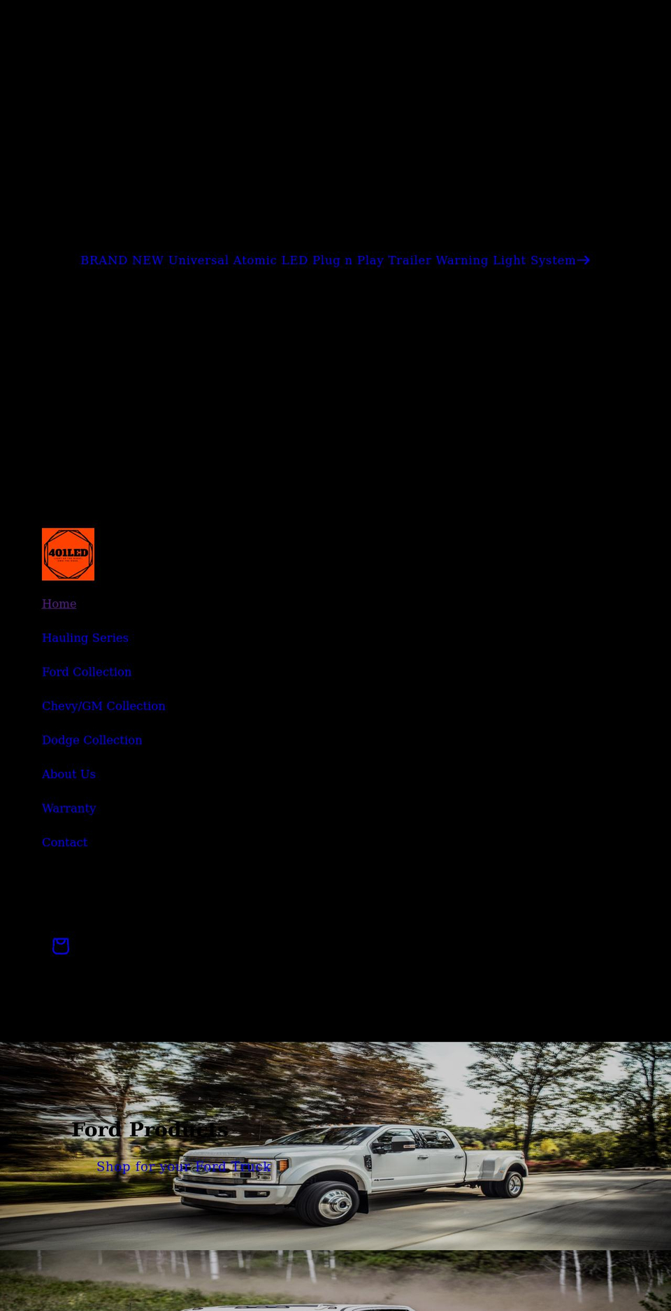 401led.com shopify website screenshot