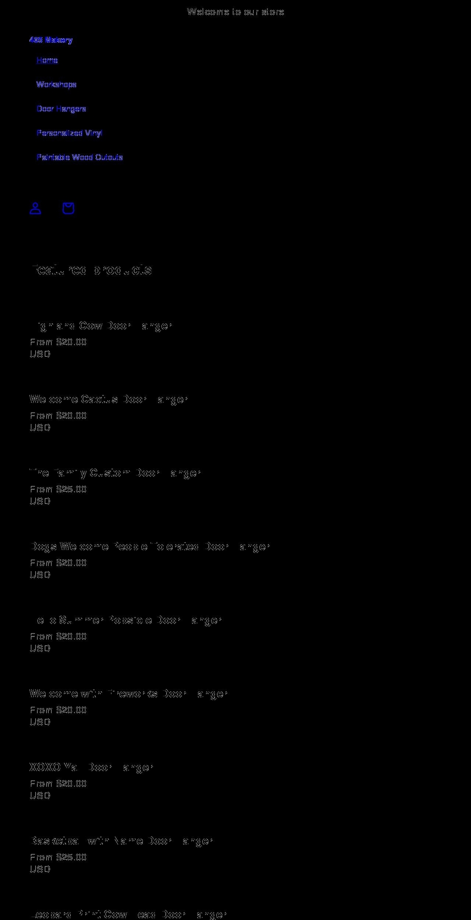 405makery.com shopify website screenshot