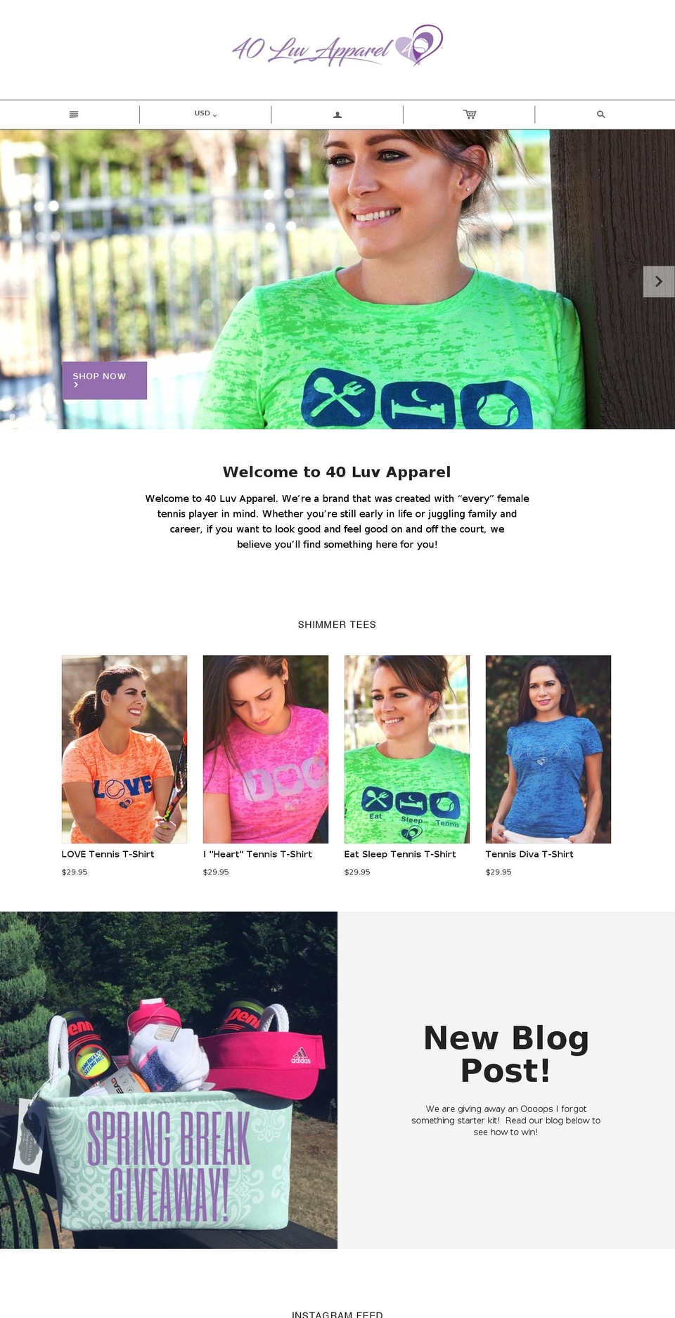 40loveapparel.com shopify website screenshot