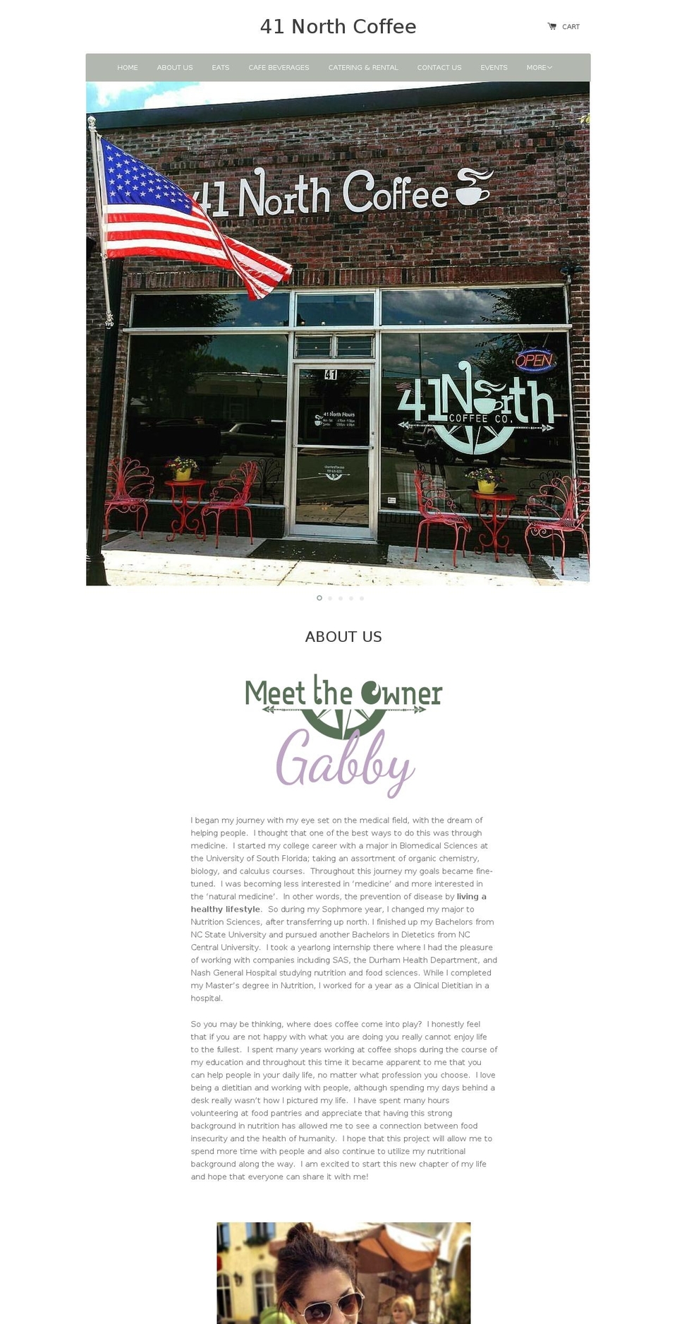 41northcoffee.com shopify website screenshot