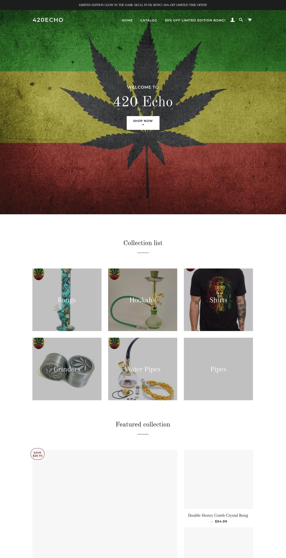 420echo.com — Shopify storefront screenshot