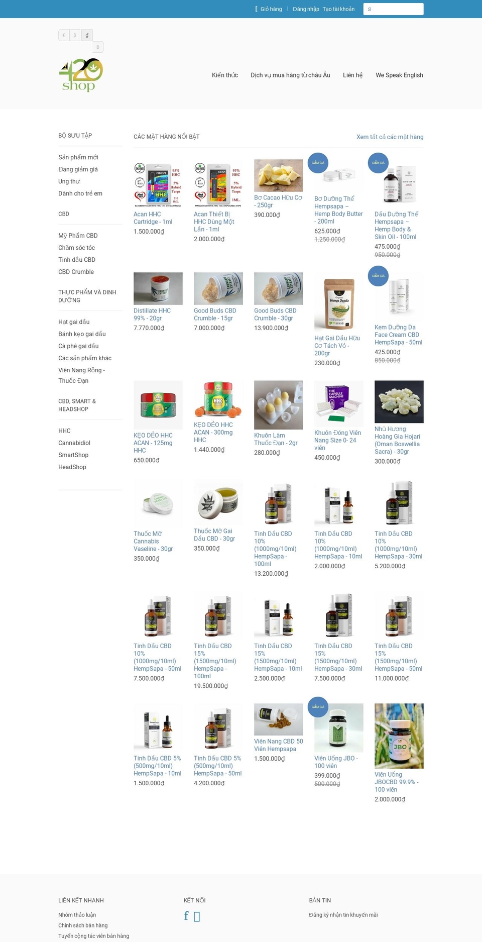 420eshop.com shopify website screenshot