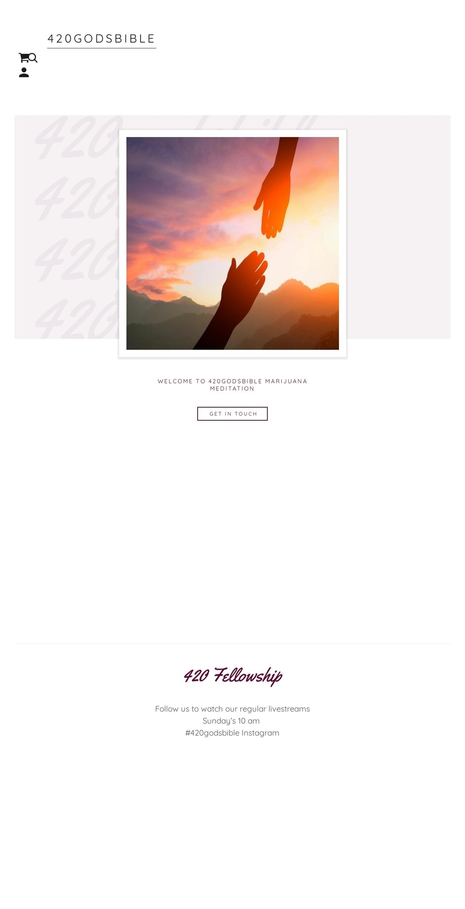 420godsbible.com — Shopify storefront screenshot