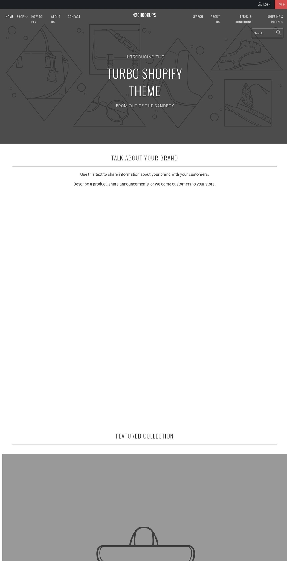 420hookups.com — Shopify storefront screenshot
