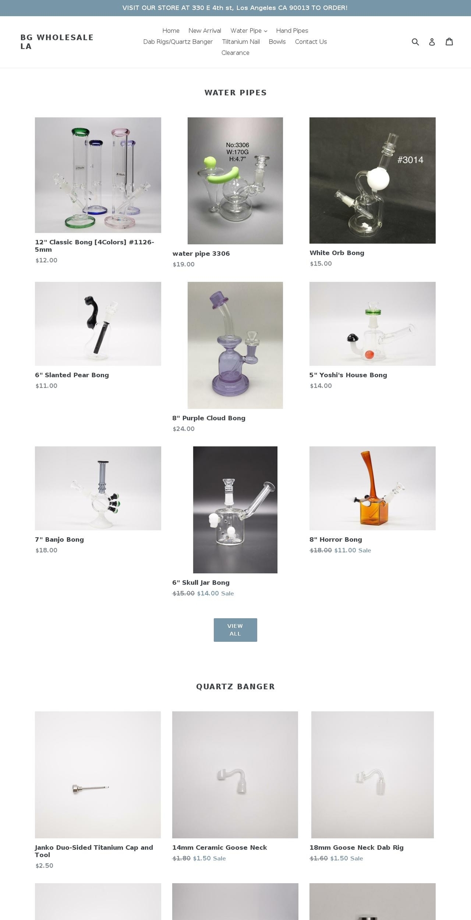 420kushpipe.com — Shopify storefront screenshot