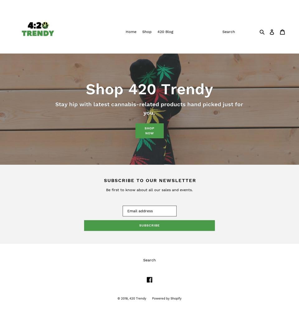 420trendy.com — Shopify storefront screenshot