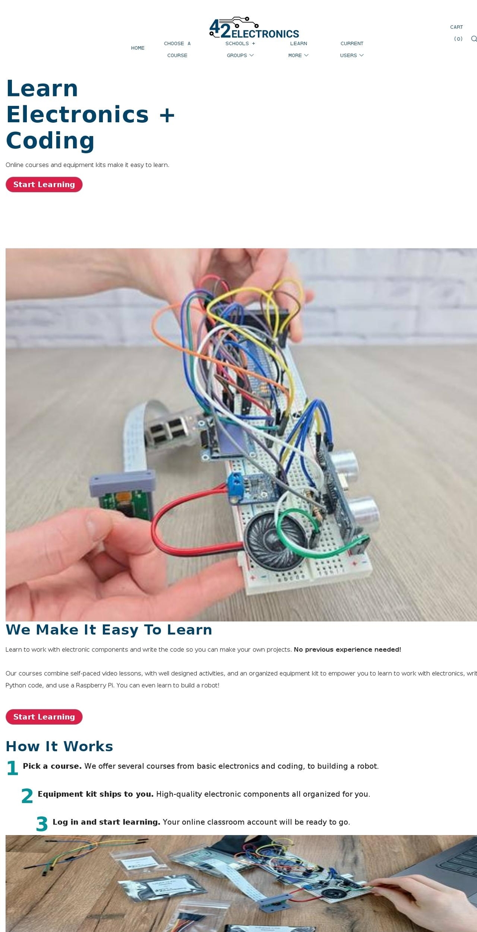 42electronics.com — Shopify storefront screenshot