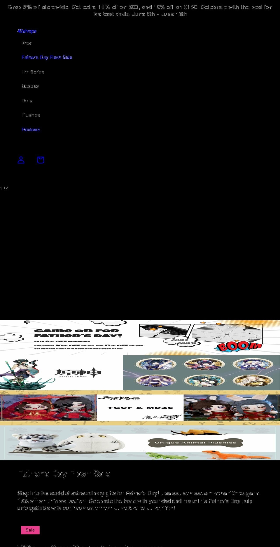 42shops.com shopify website screenshot