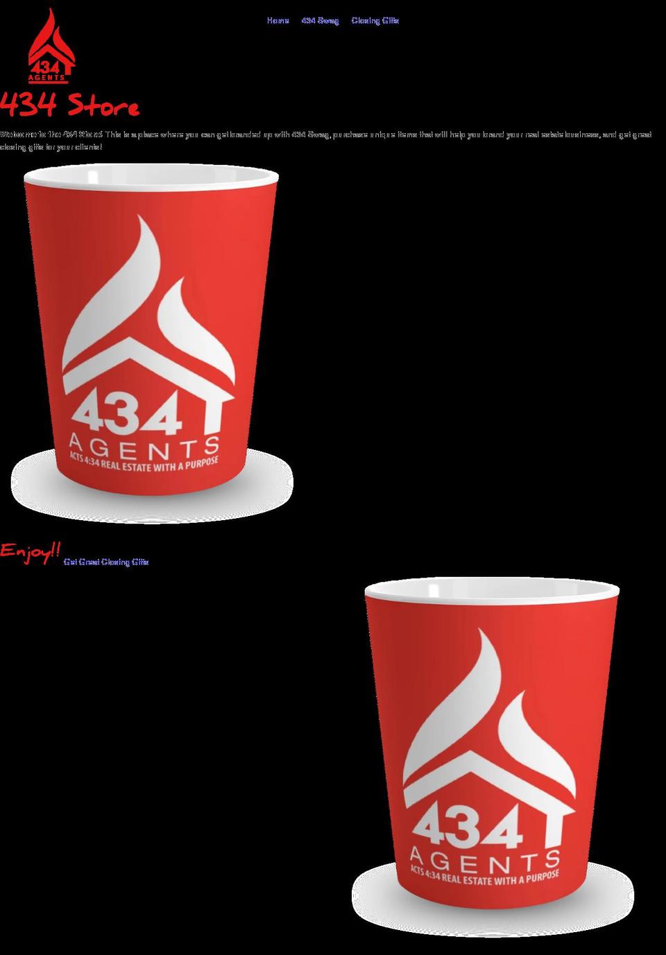 434store.com shopify website screenshot