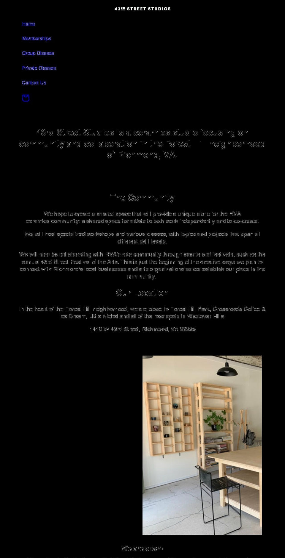 43rdstreetstudios.com shopify website screenshot