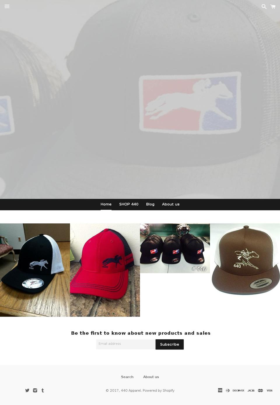 440apparel.com shopify website screenshot