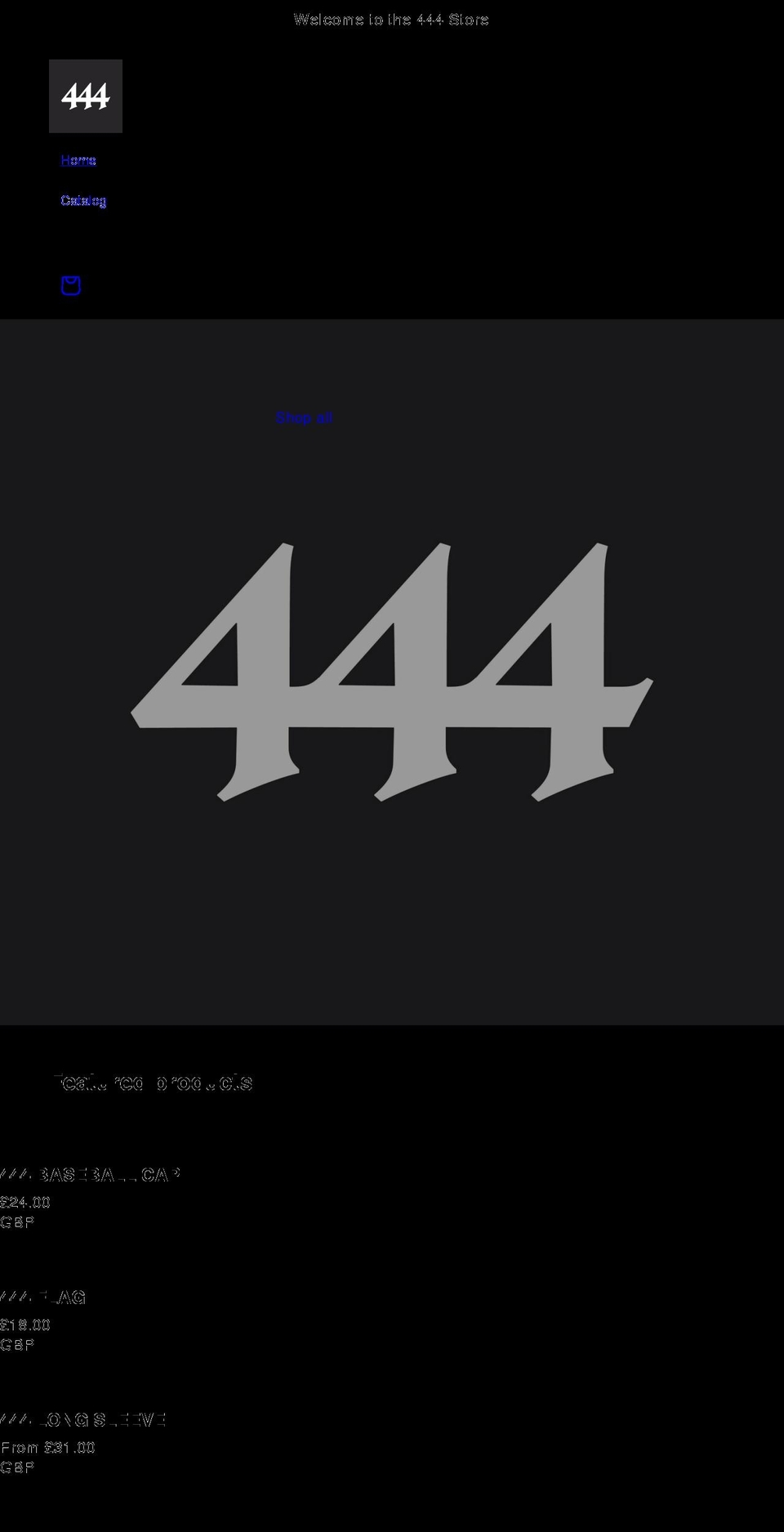 444store.com shopify website screenshot