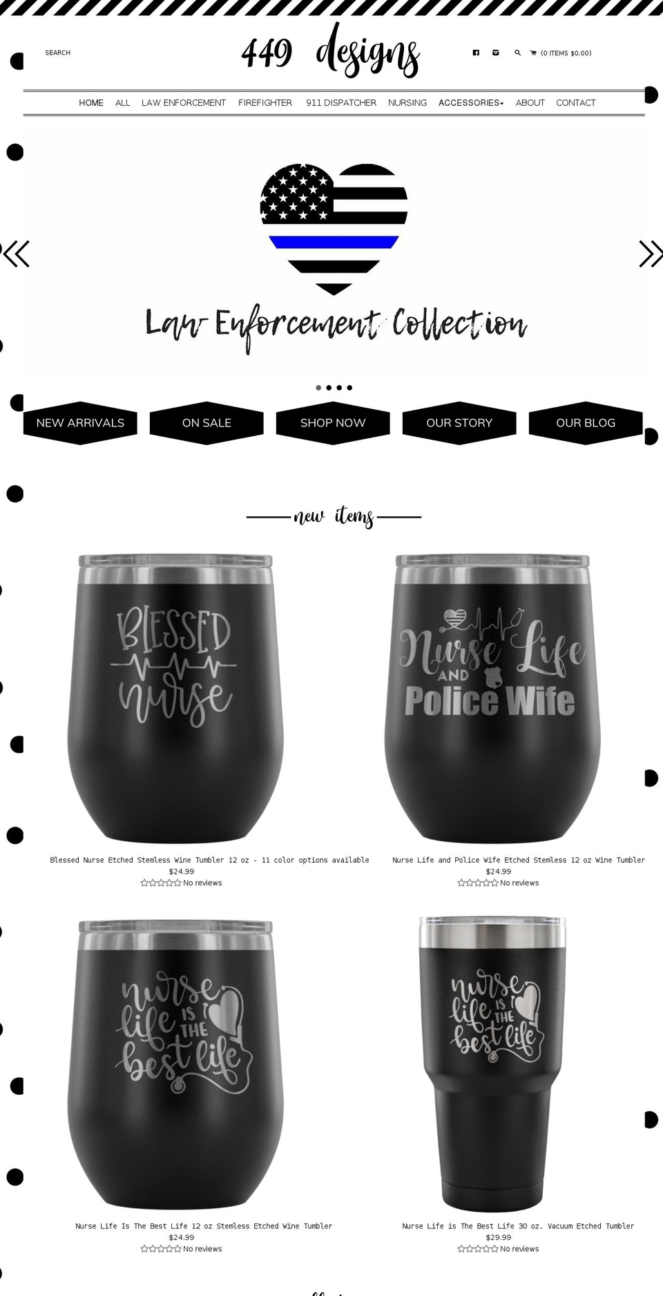449designs.com shopify website screenshot