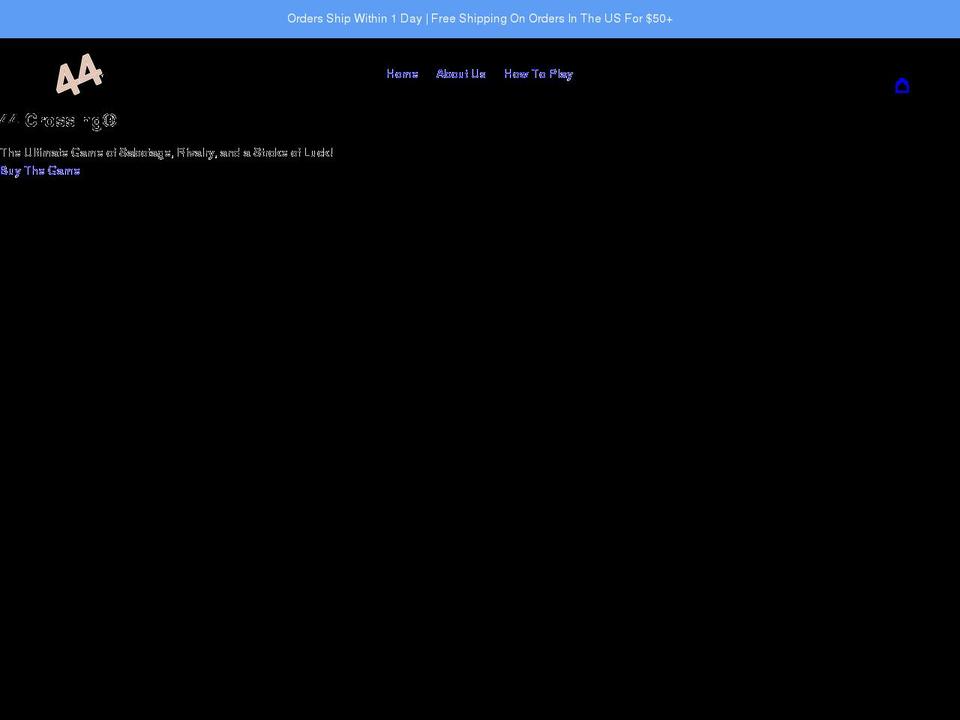 44boardgame.com shopify website screenshot