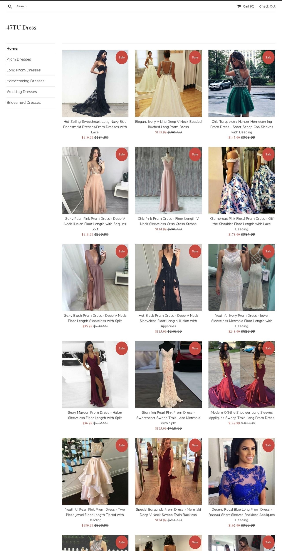 47tu.com shopify website screenshot