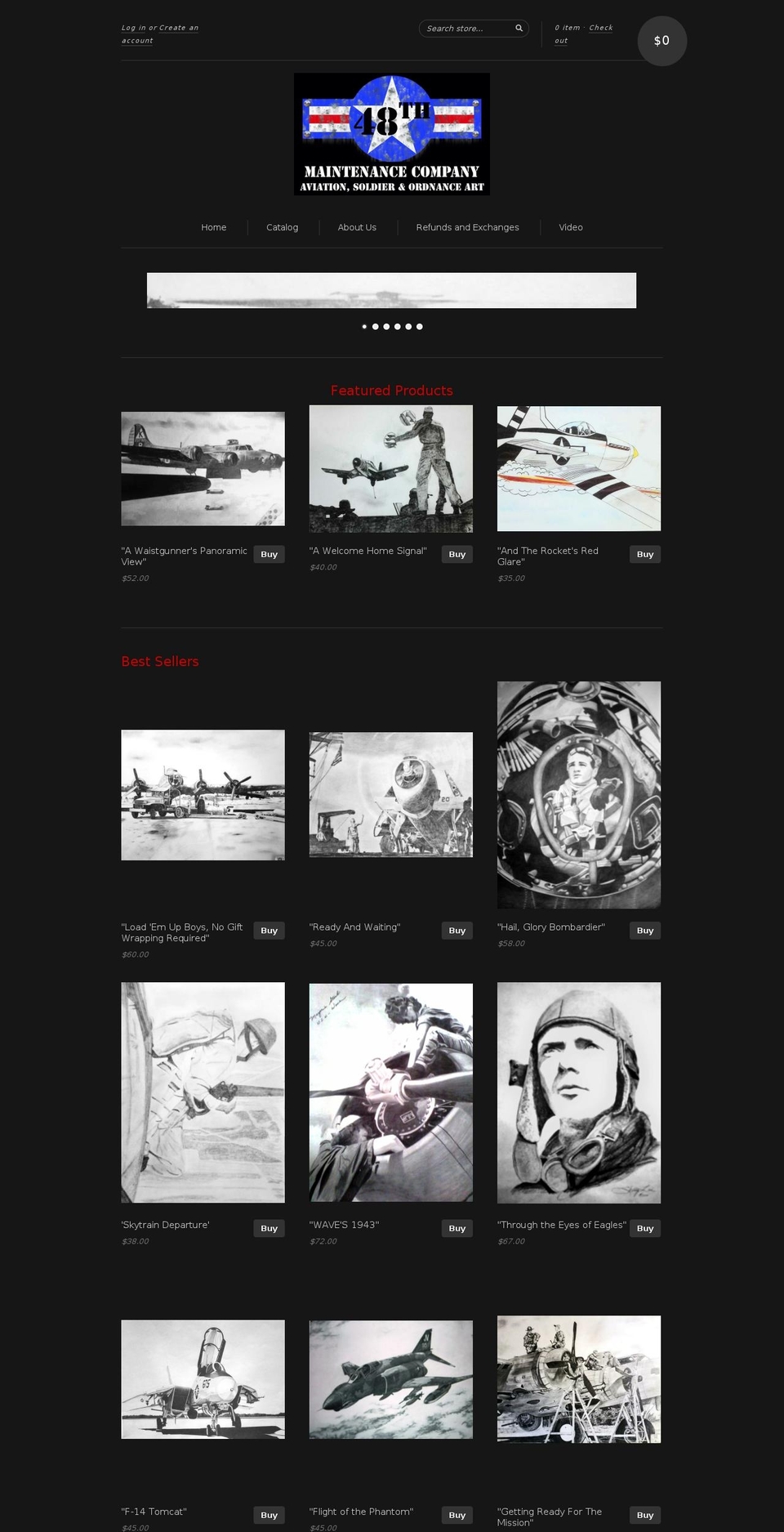 48thmaintenancecompany.com — Shopify storefront screenshot