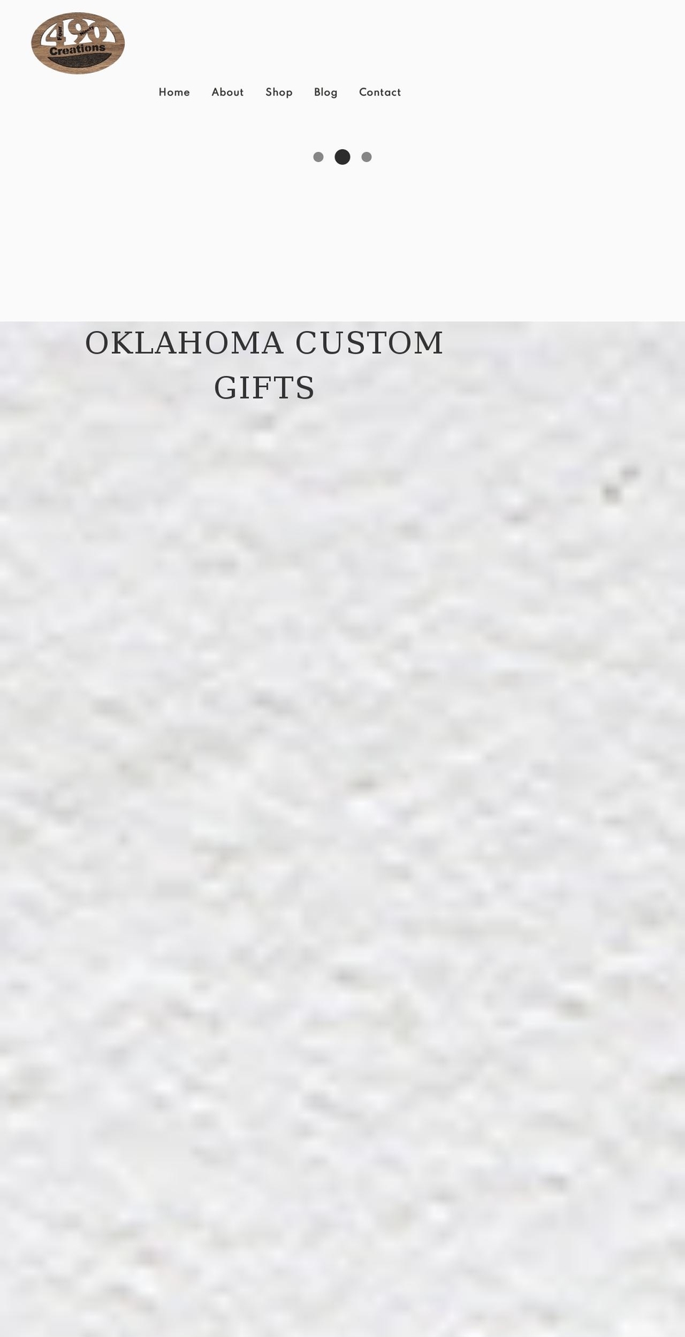 490creations.com shopify website screenshot