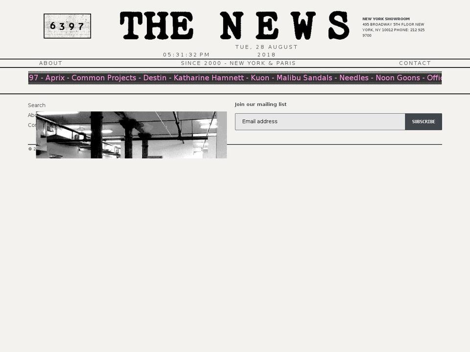 495news.com — Shopify storefront screenshot
