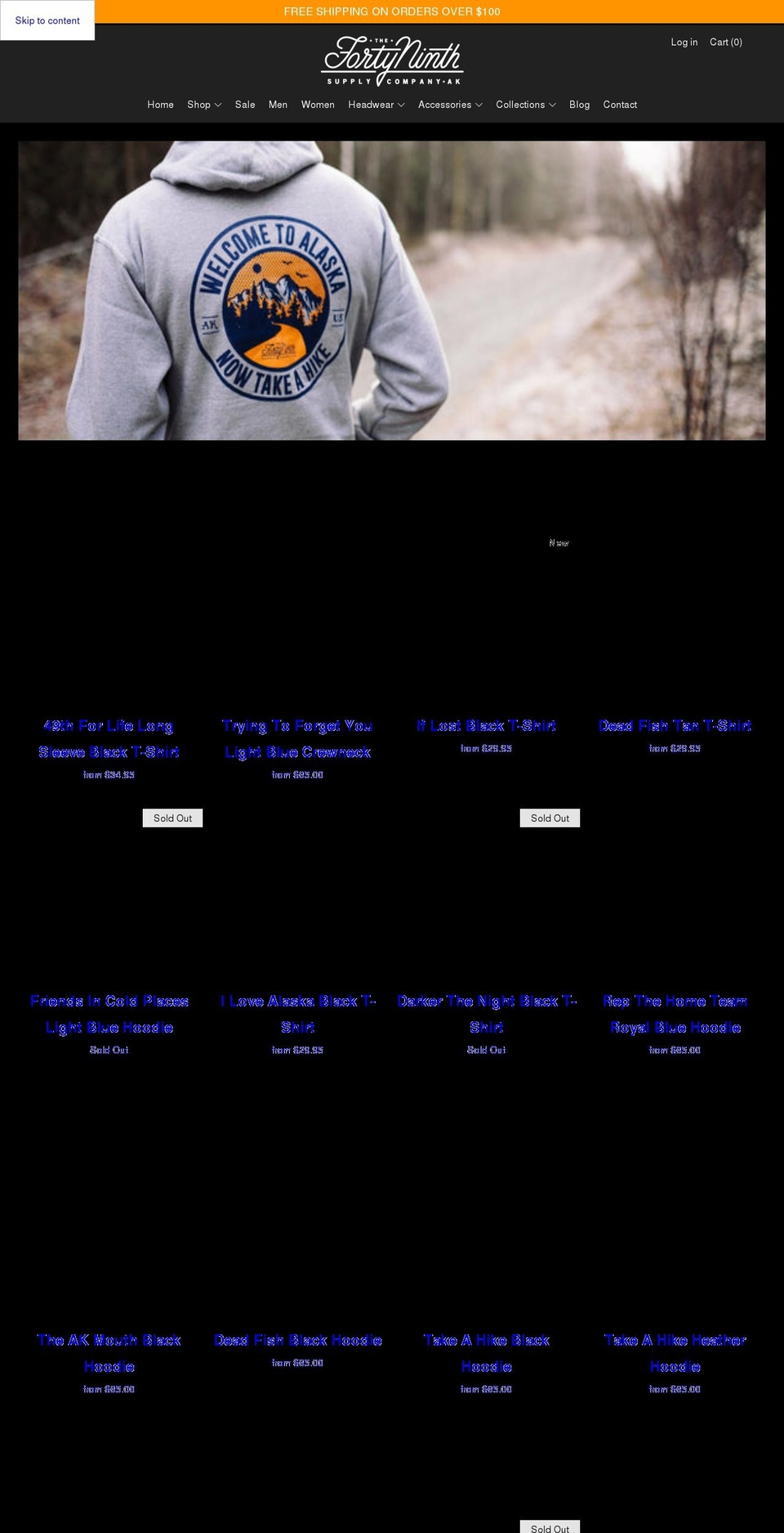 49thsupplyco.com — Shopify storefront screenshot
