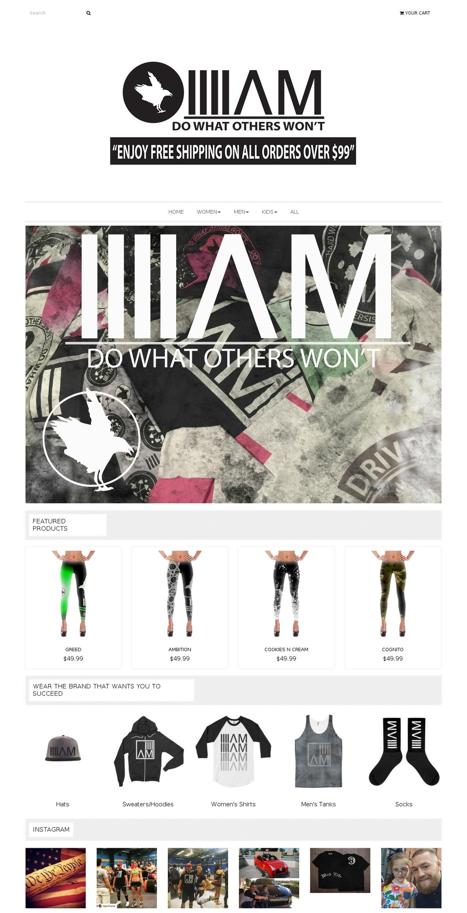4ambrand.com shopify website screenshot