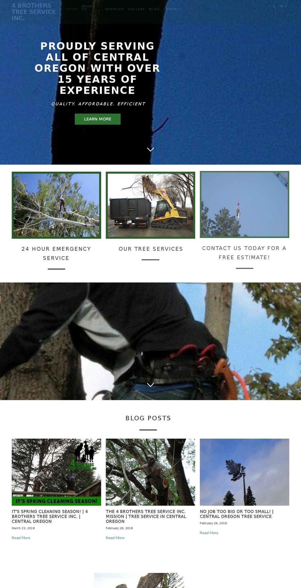 4brostrees.com — Shopify storefront screenshot