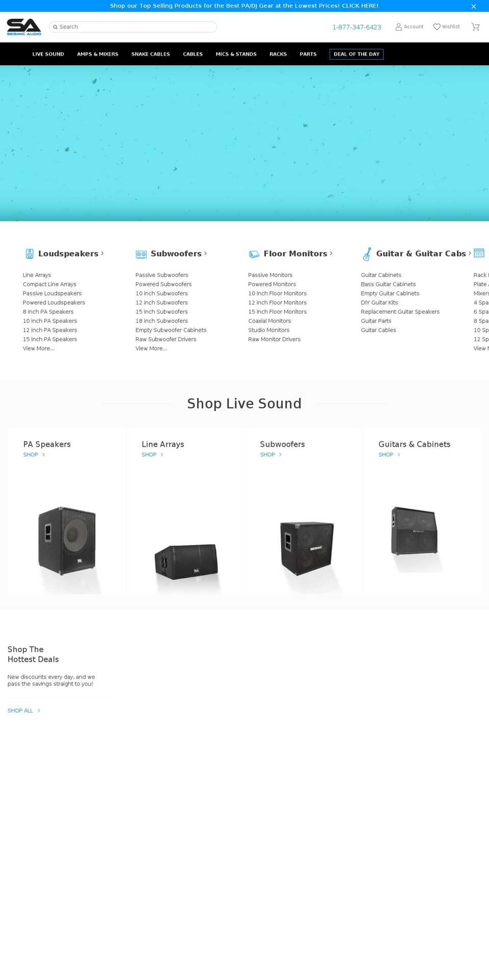 4channelsnakecable.com — Shopify storefront screenshot
