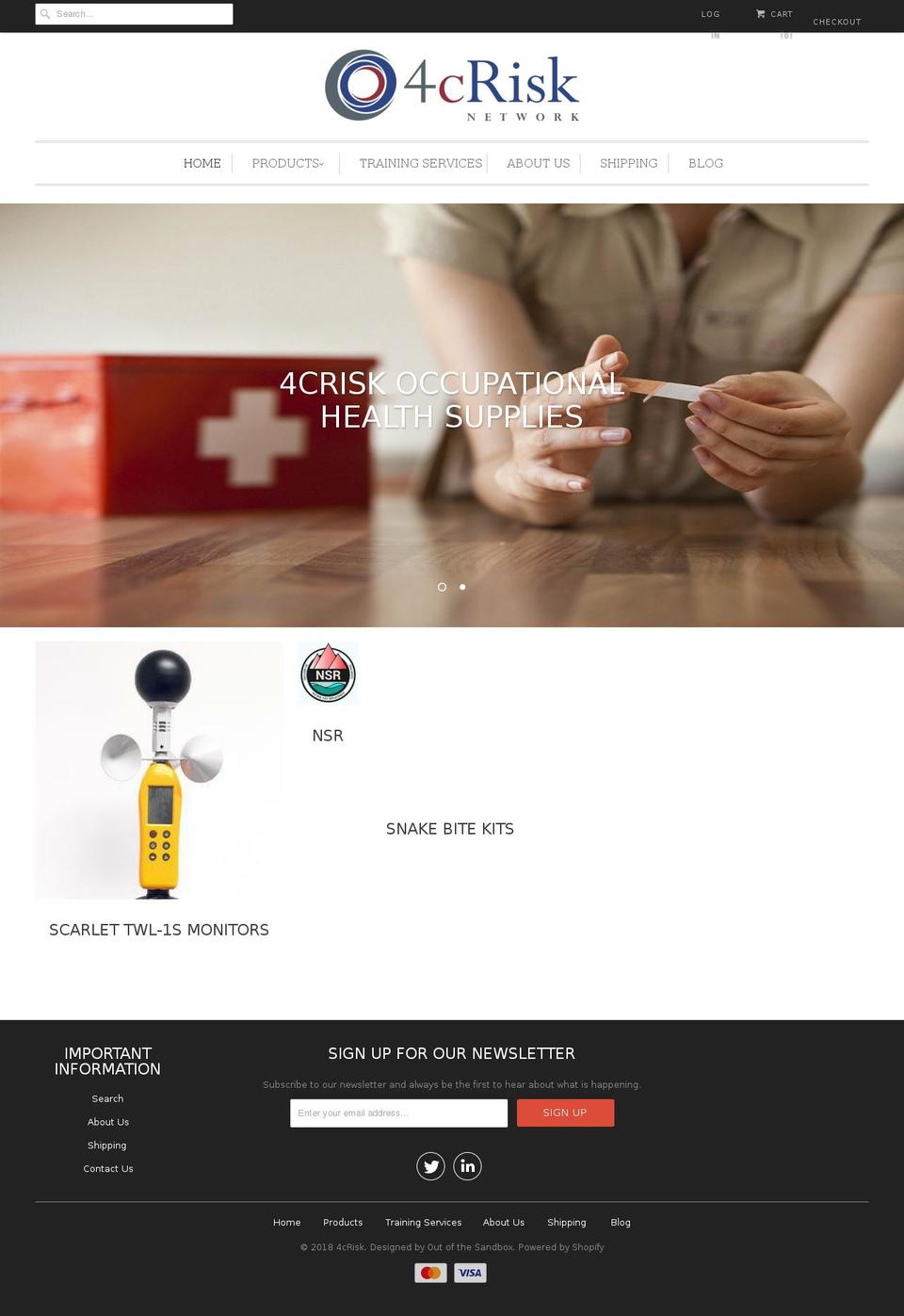 4criskocchealthsupplies.com — Shopify storefront screenshot
