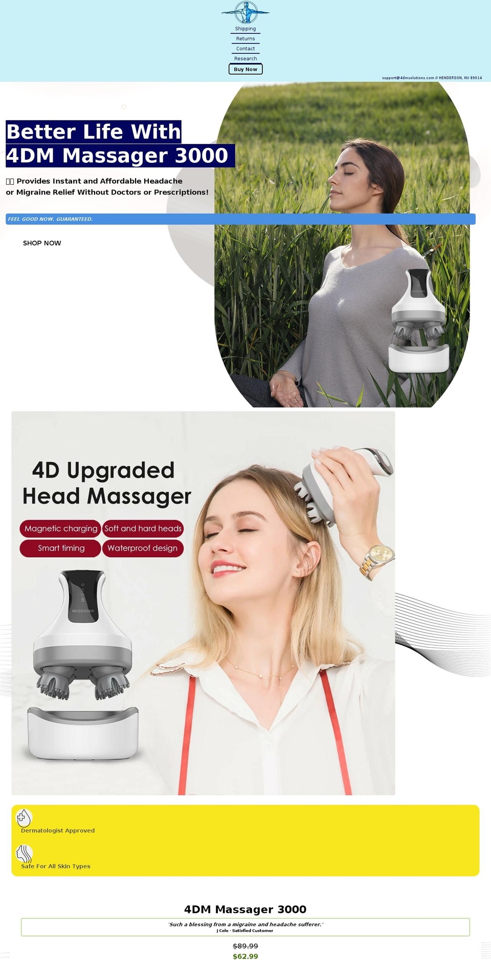 4dmsolutions.com shopify website screenshot