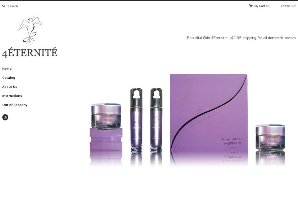 4eterniteshop.com shopify website screenshot