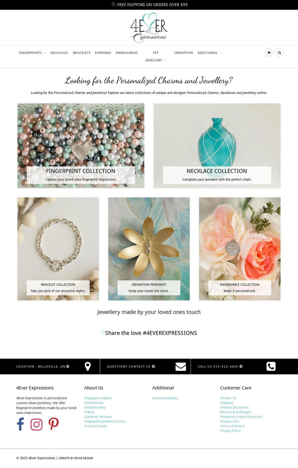 4Ever Expressions Shopify theme site example 4everexpressions.com
