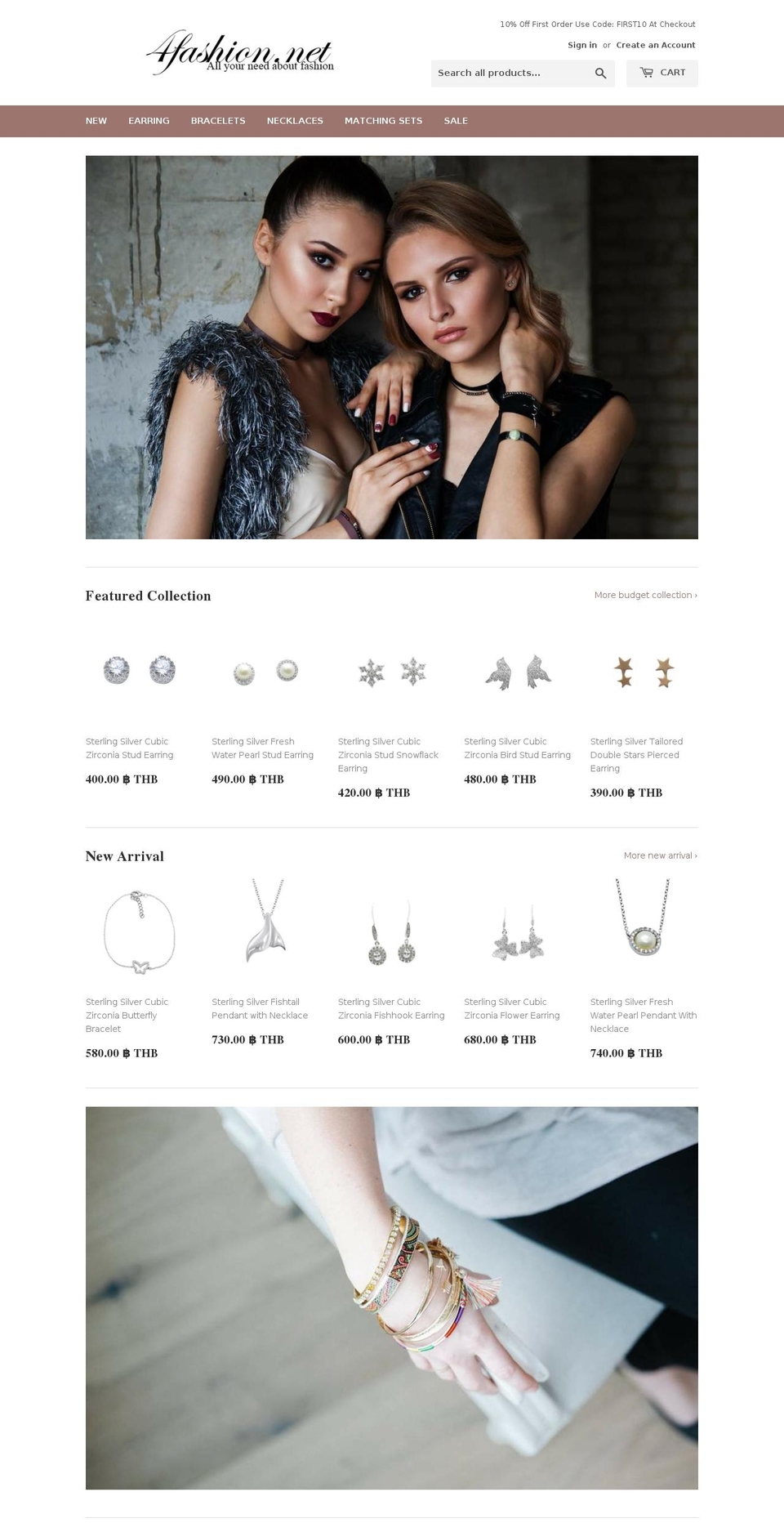 4fashion.net shopify website screenshot