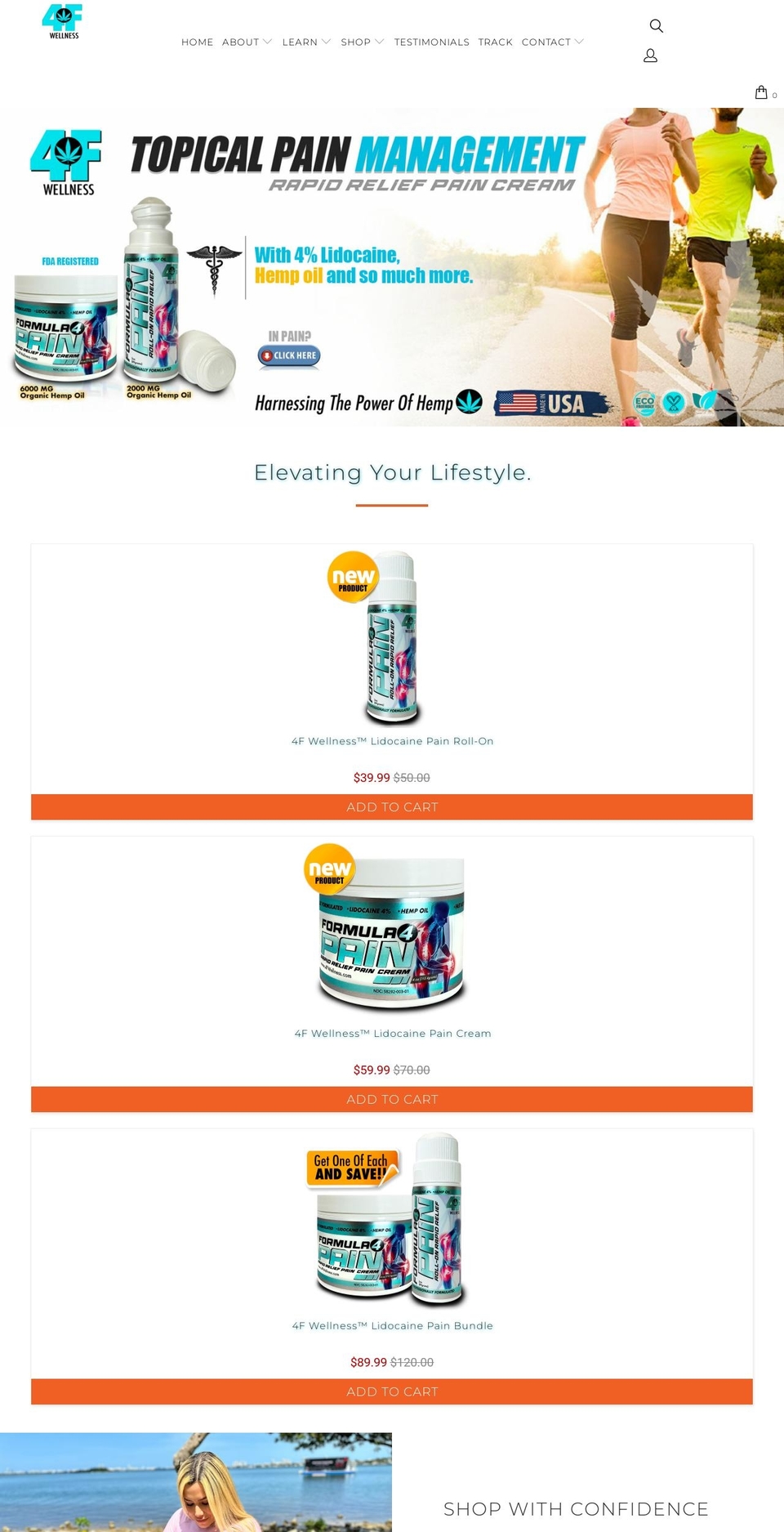 4fcbd.com shopify website screenshot