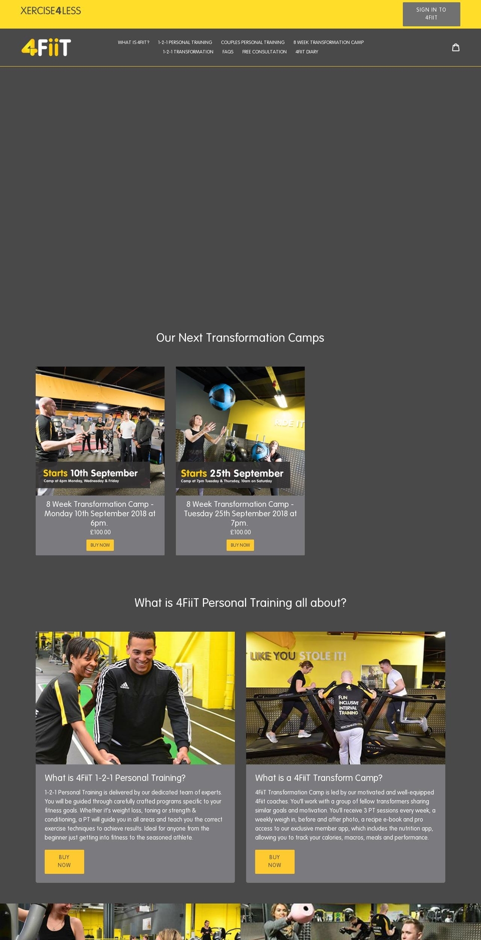 4fiit.com — Shopify storefront screenshot