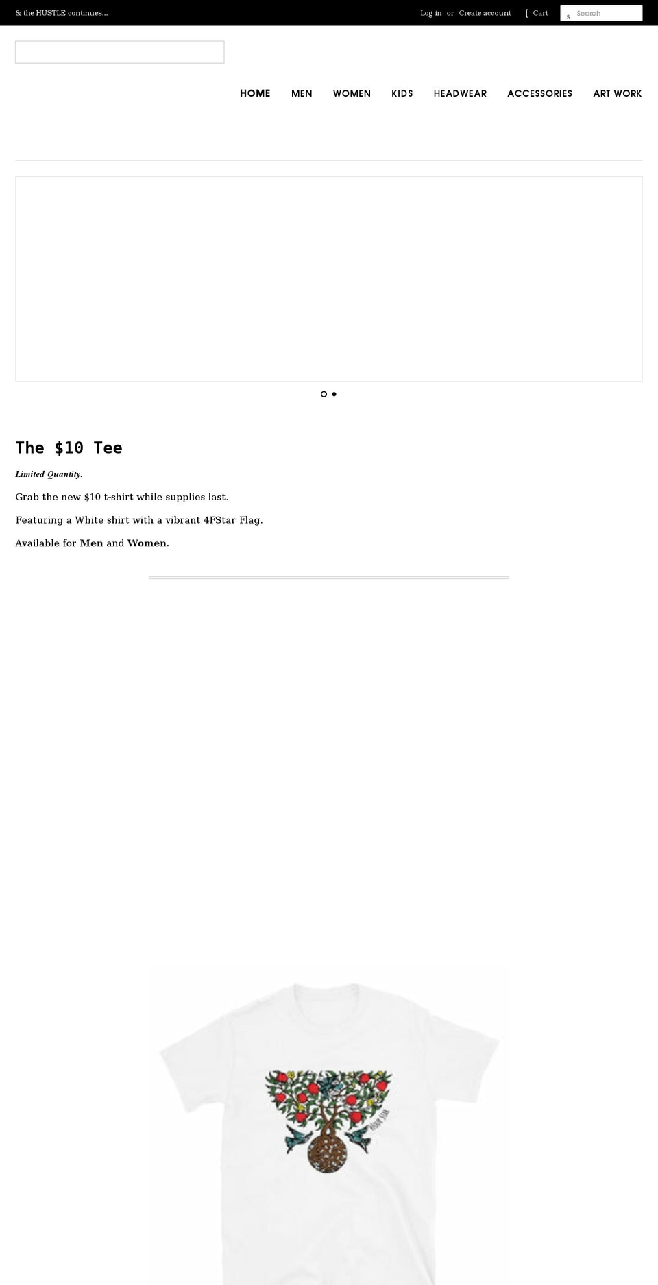 4fourstarcc.com shopify website screenshot