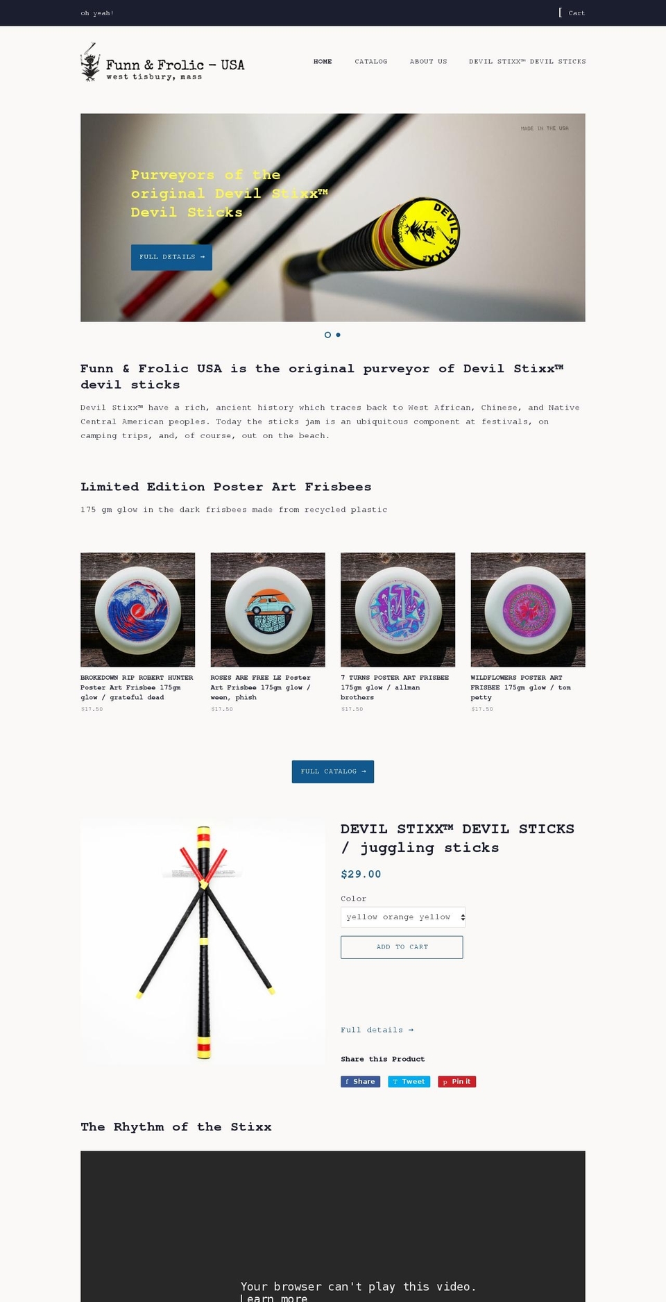 4frolic.com shopify website screenshot