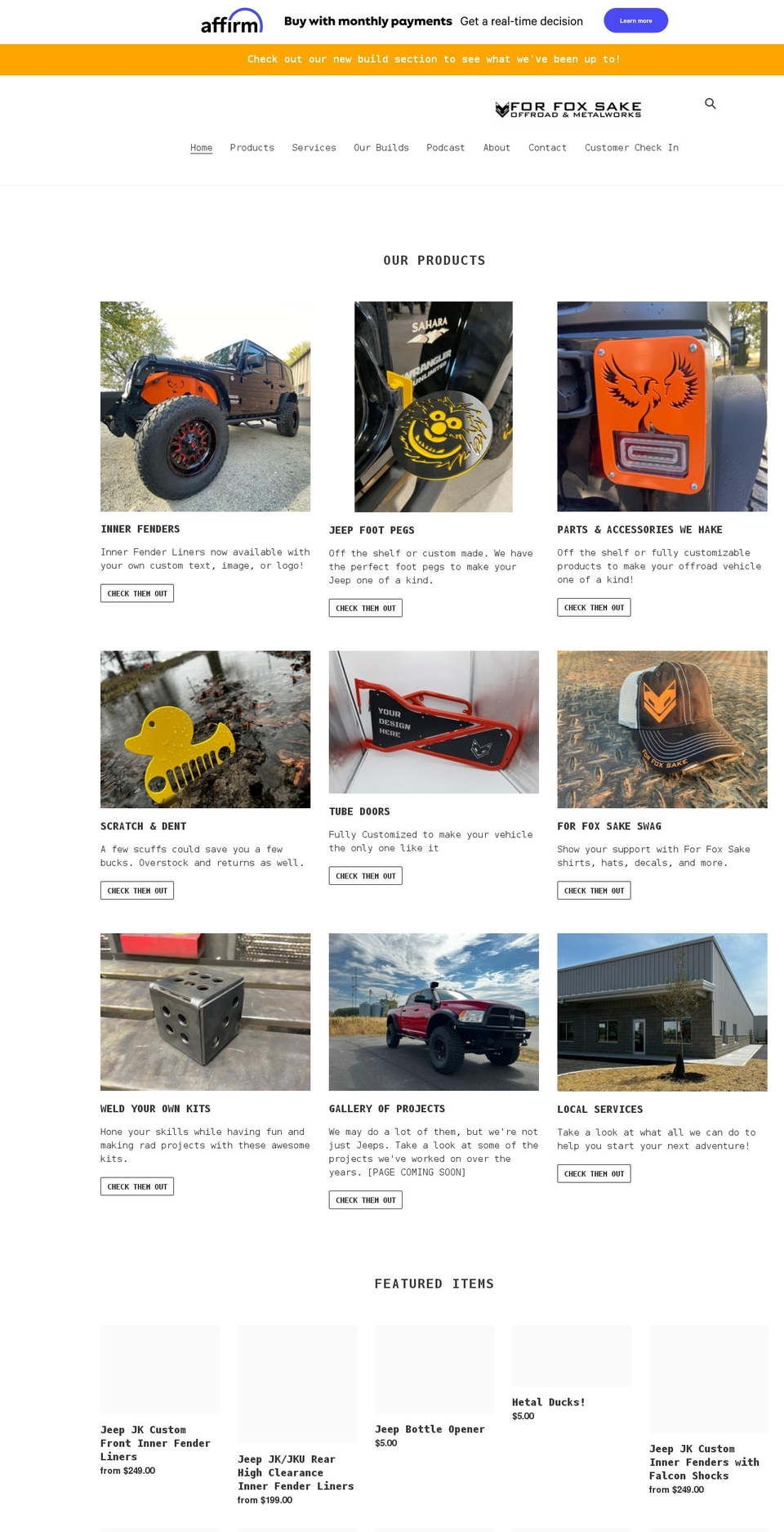 4fsoffroad.com shopify website screenshot