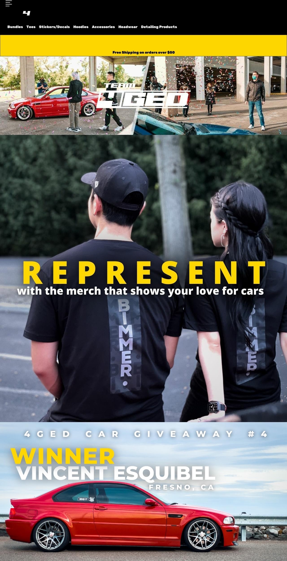 4ged.co shopify website screenshot