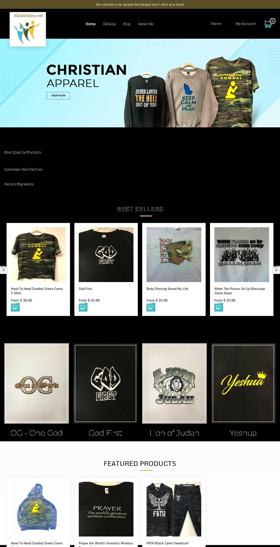 4godsglory.net shopify website screenshot