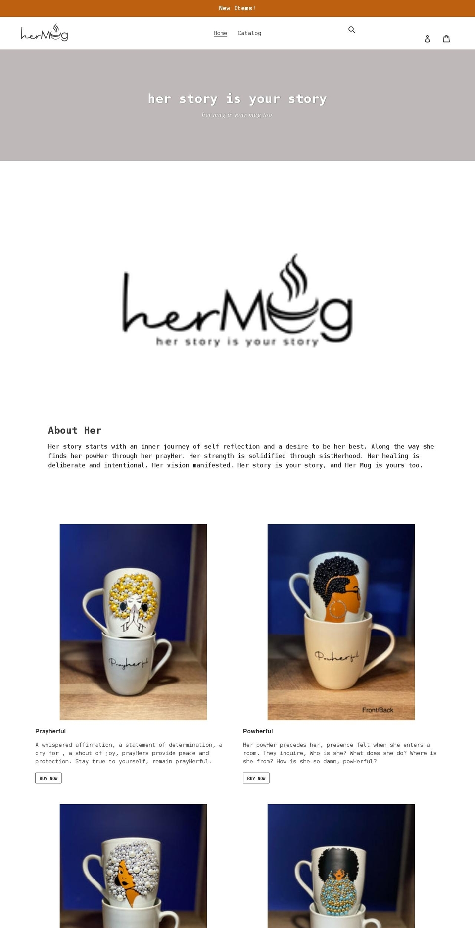 4hermug.com shopify website screenshot