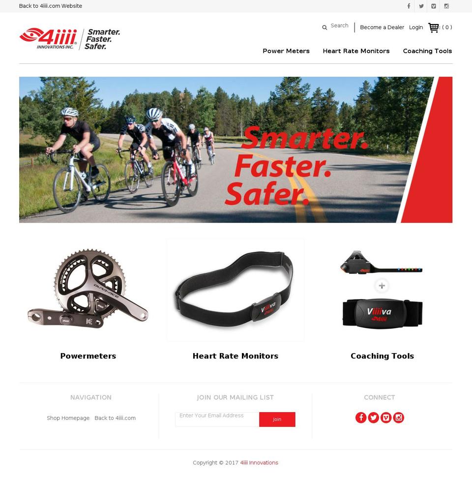 US Shopify theme site example 4iiii-innovations.myshopify.com