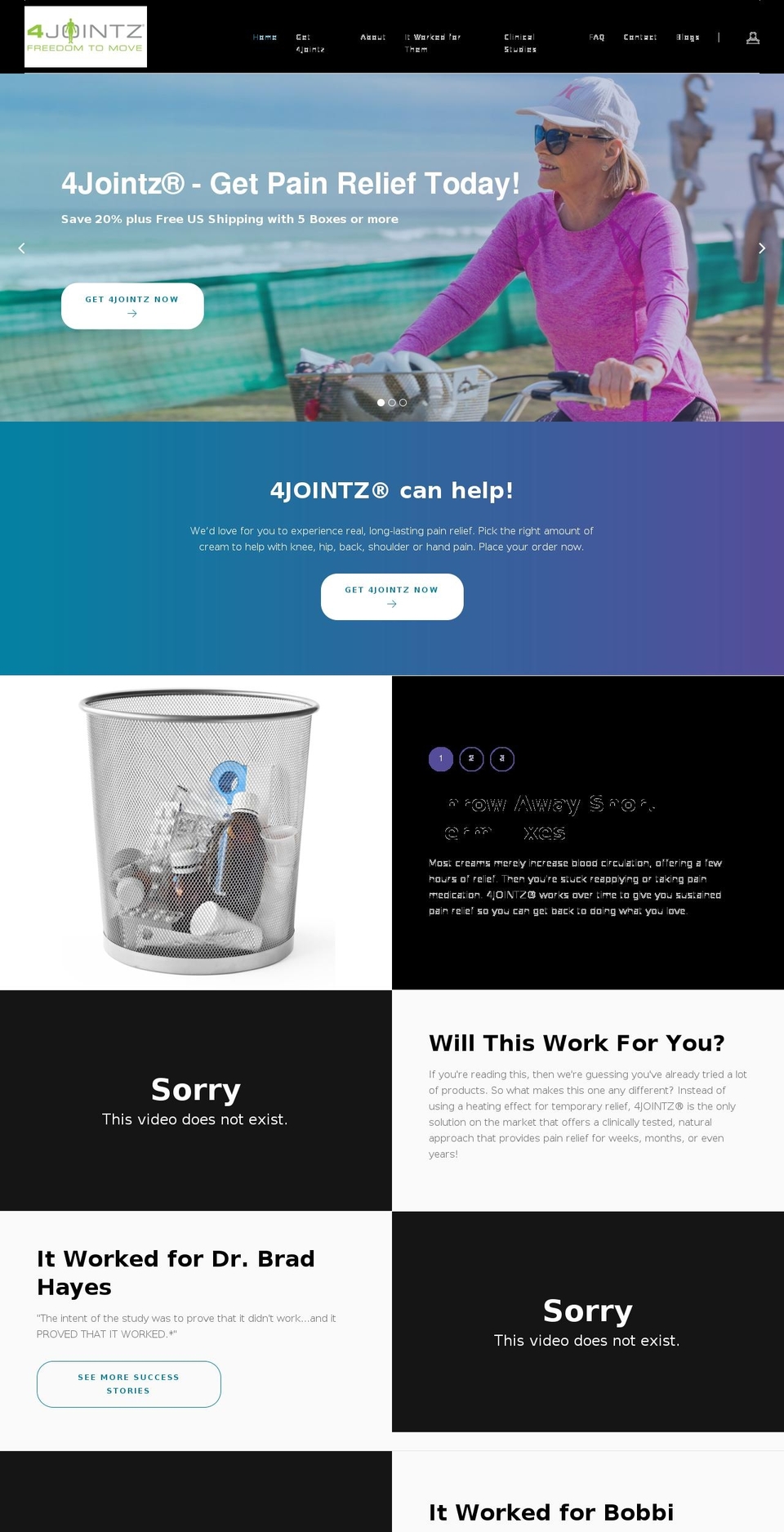 EcomSolid Shopify theme site example 4jointz.com