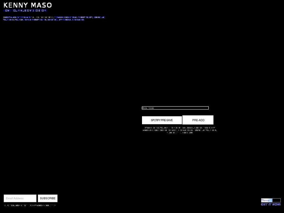 4kennymason.com shopify website screenshot