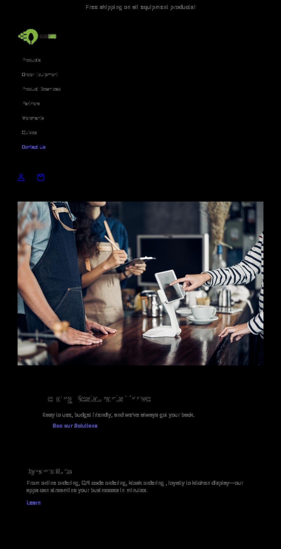 4leaflabs.com shopify website screenshot