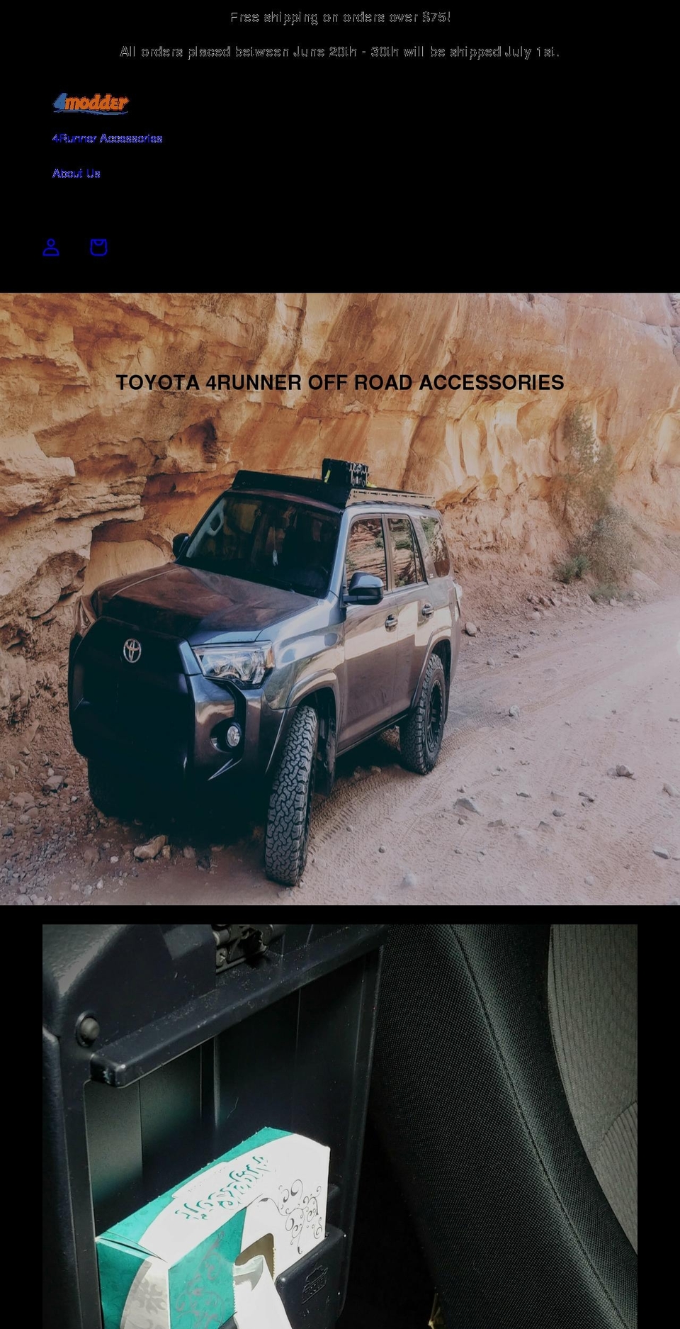 4modder.com shopify website screenshot