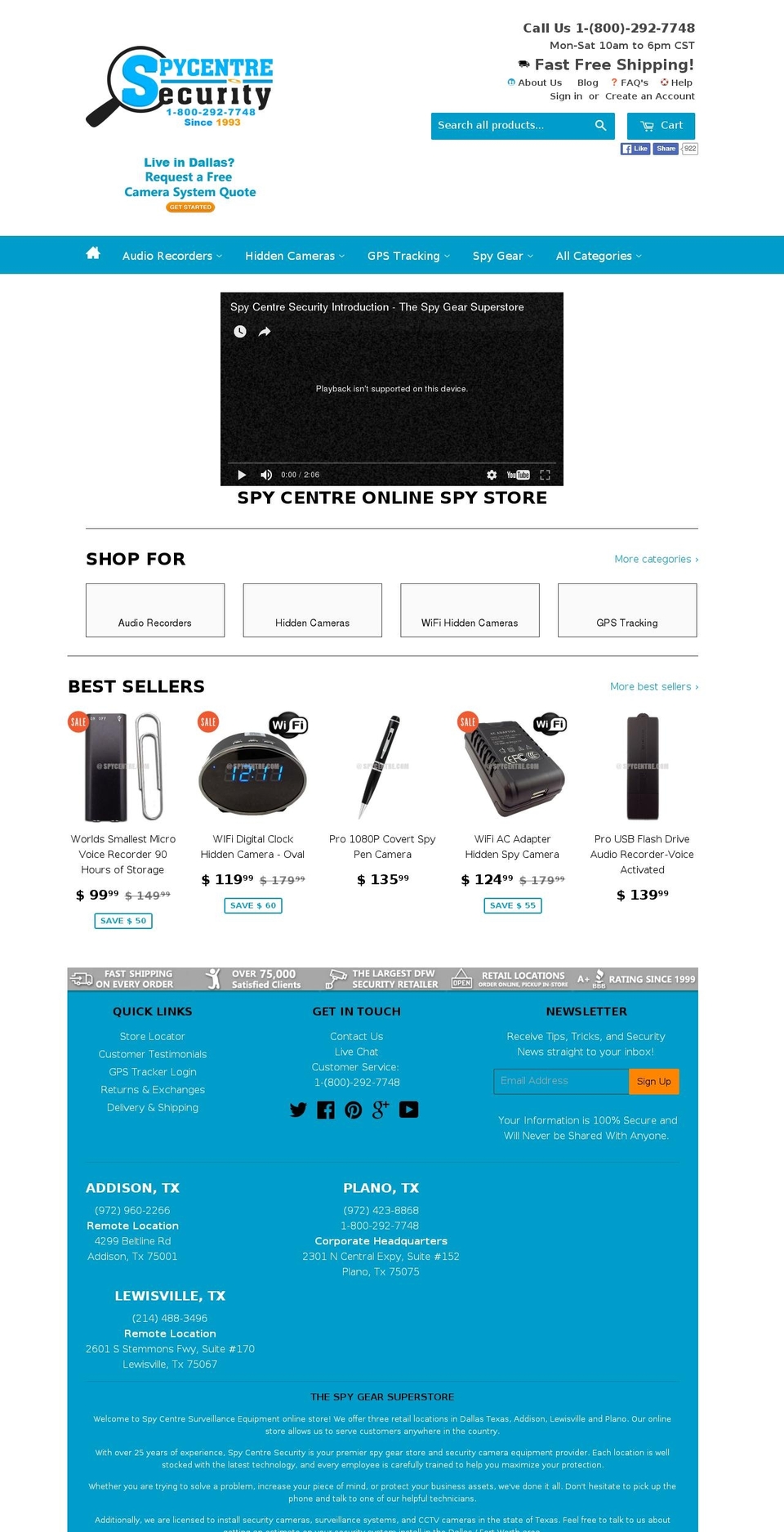 4msecuritycenter.com shopify website screenshot