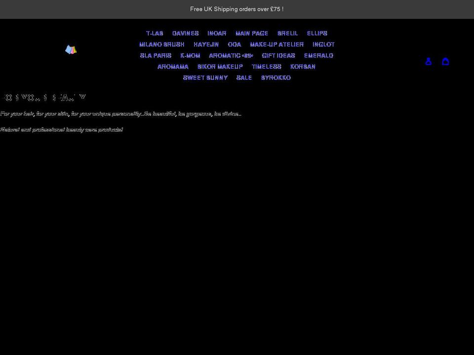 4rbeauty.co.uk shopify website screenshot