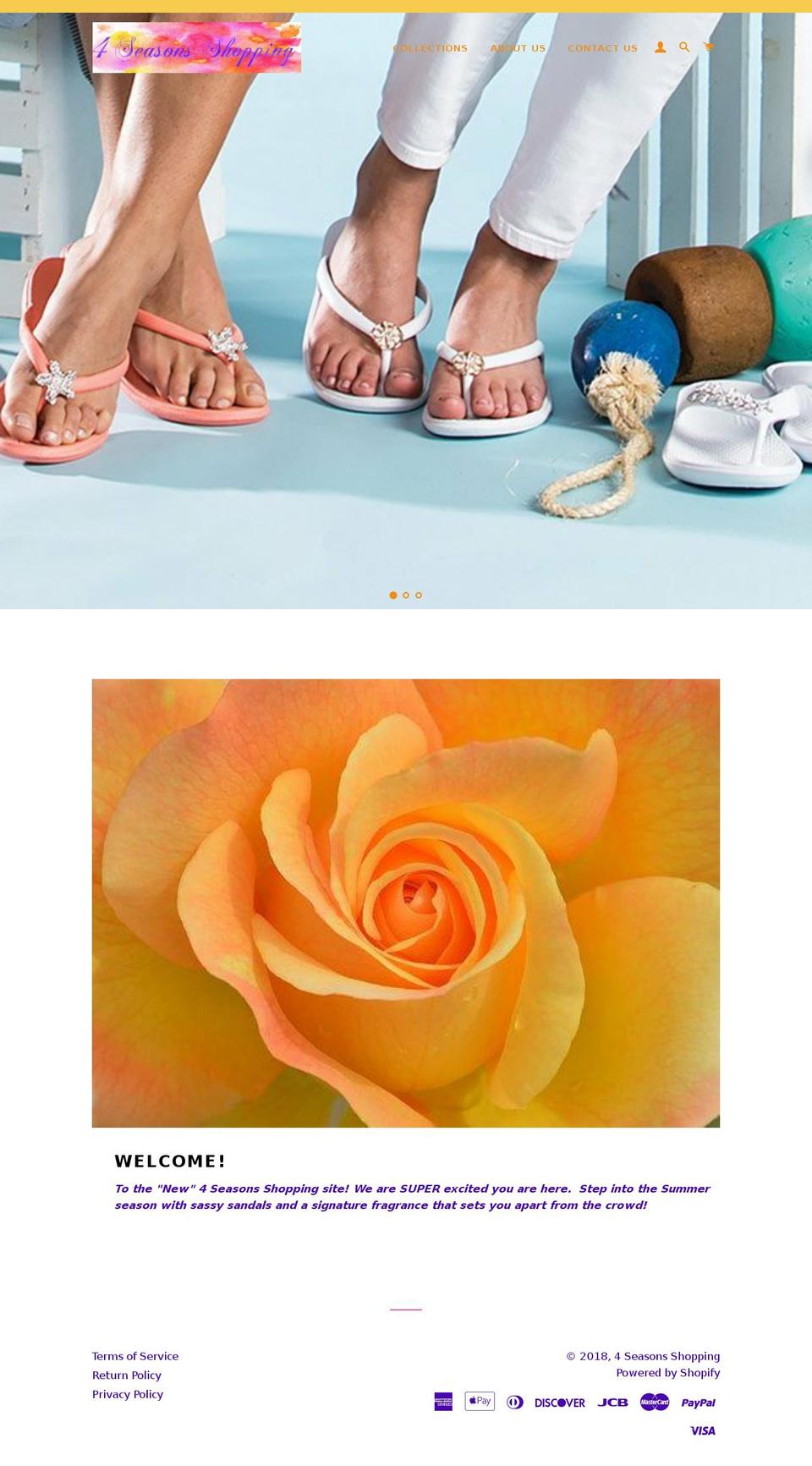4seasonsshopping.com — Shopify storefront screenshot