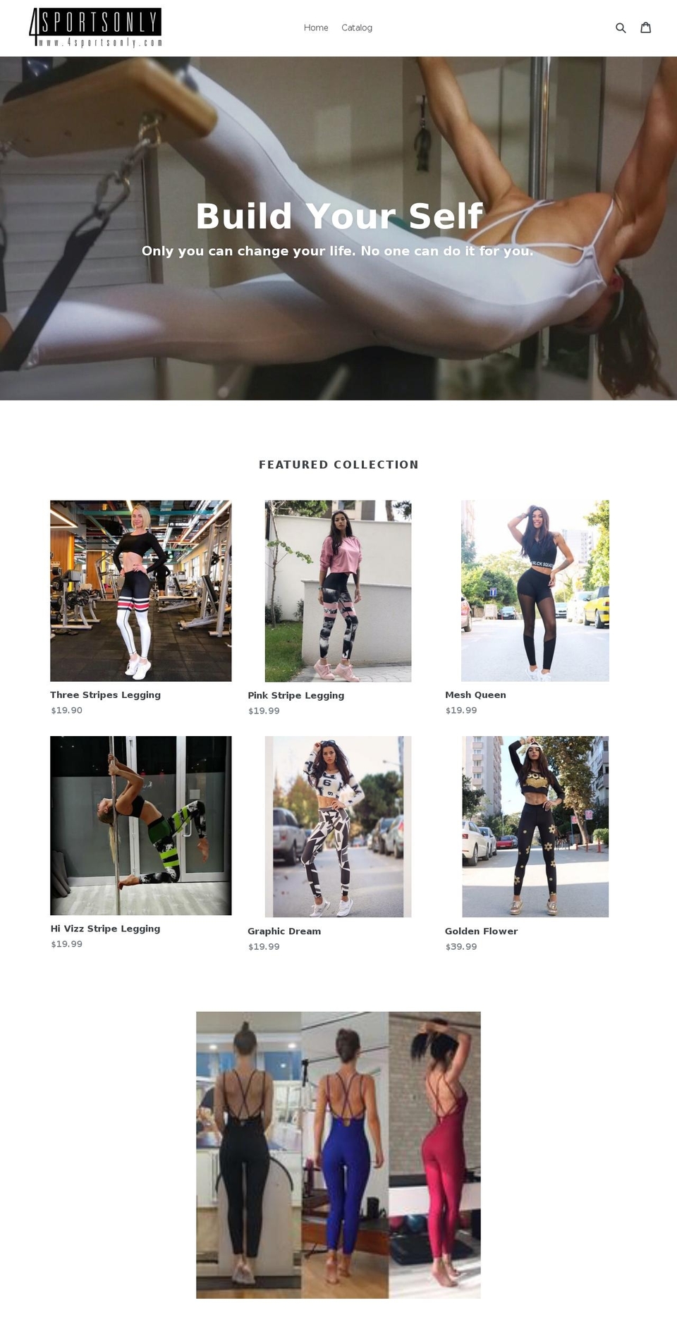 4sportsonly.com — Shopify storefront screenshot